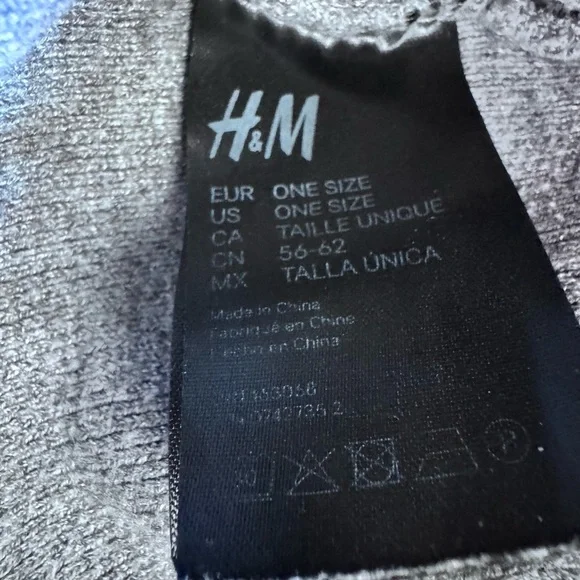 H&M Gray Beanie Alternative Future OS UNISEX - Picture 7 of 8